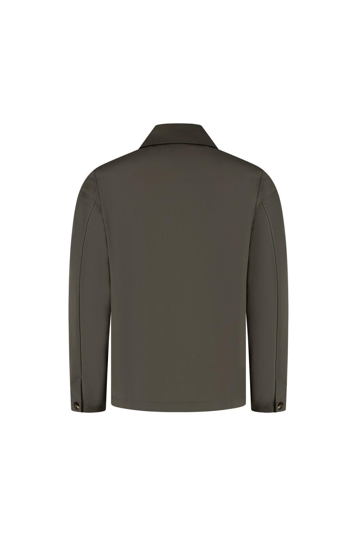 Blend Overshirt Dark Olive-Malelions Premium-Mansion Clothing