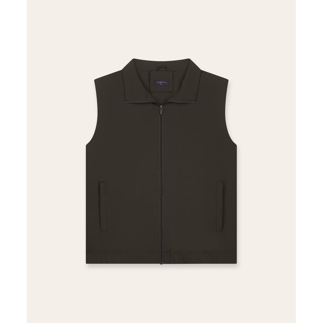 Bodywarmer Brown-Tria D'oro-Mansion Clothing