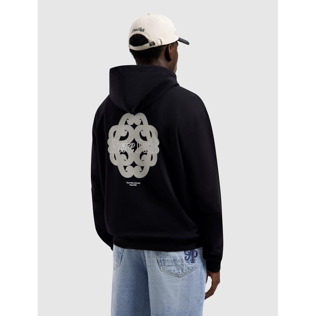 Bold Emblem Hoodie Black