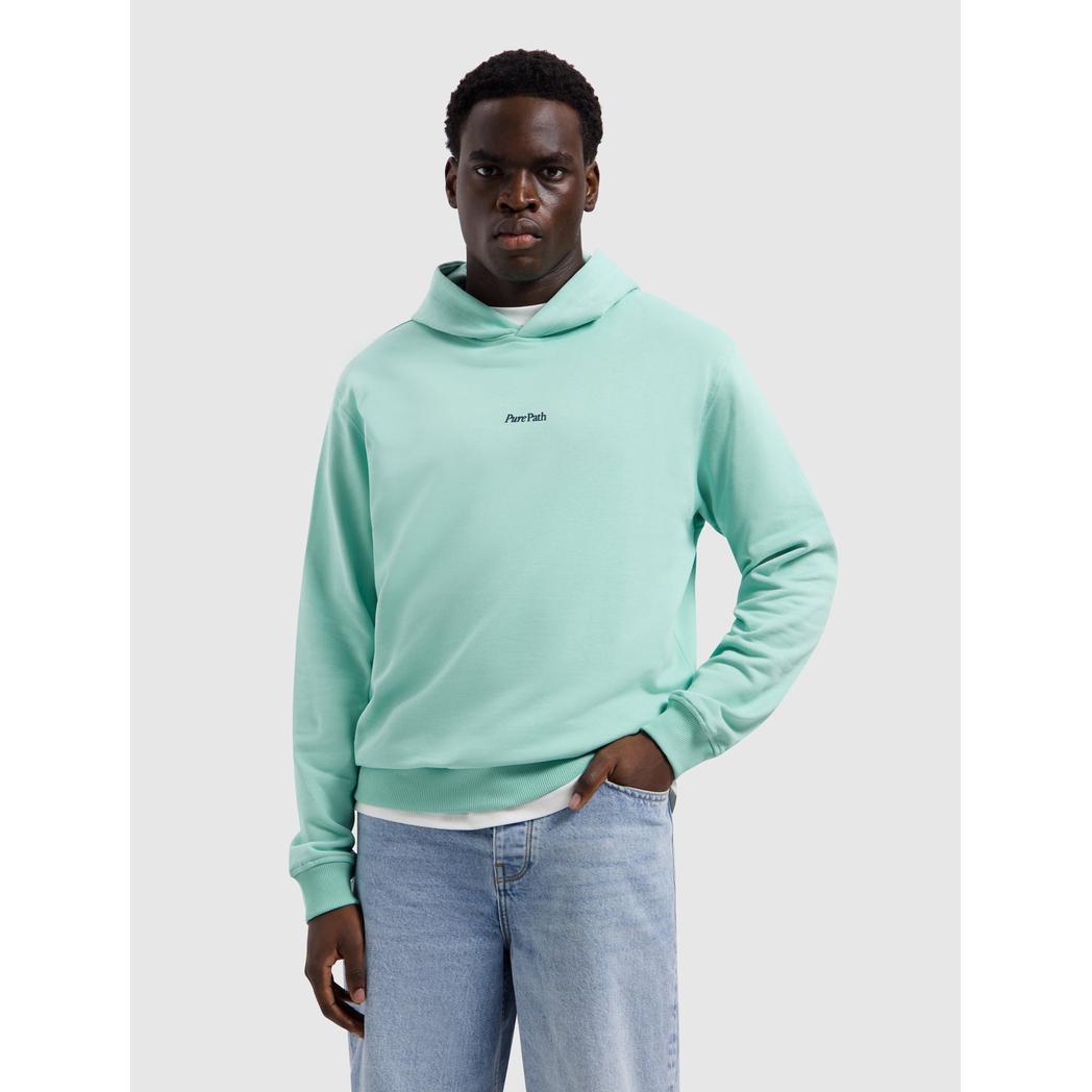 Bold Emblem Hoodie Mint