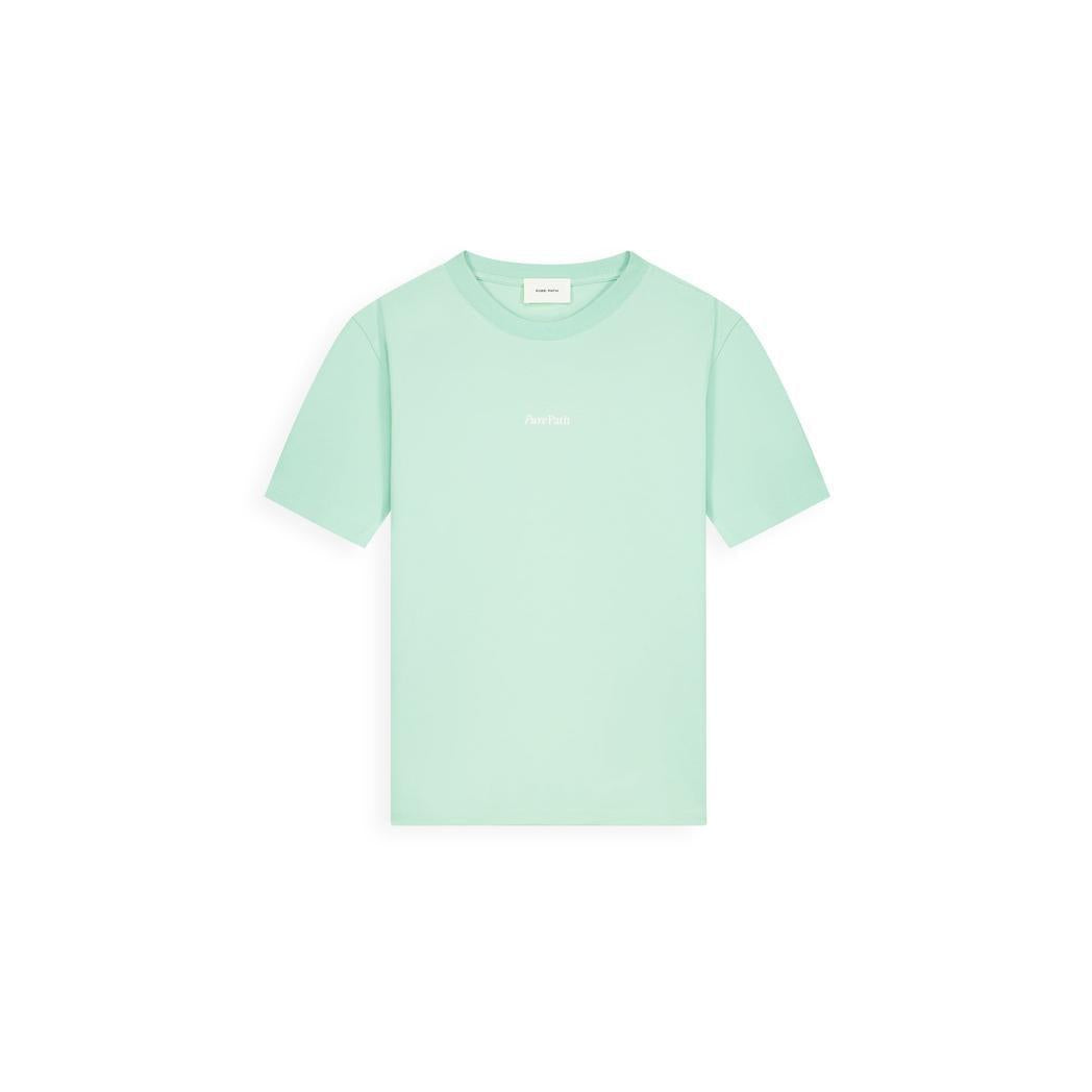 Bold Emblem T-shirt Mint-Pure Path-Mansion Clothing