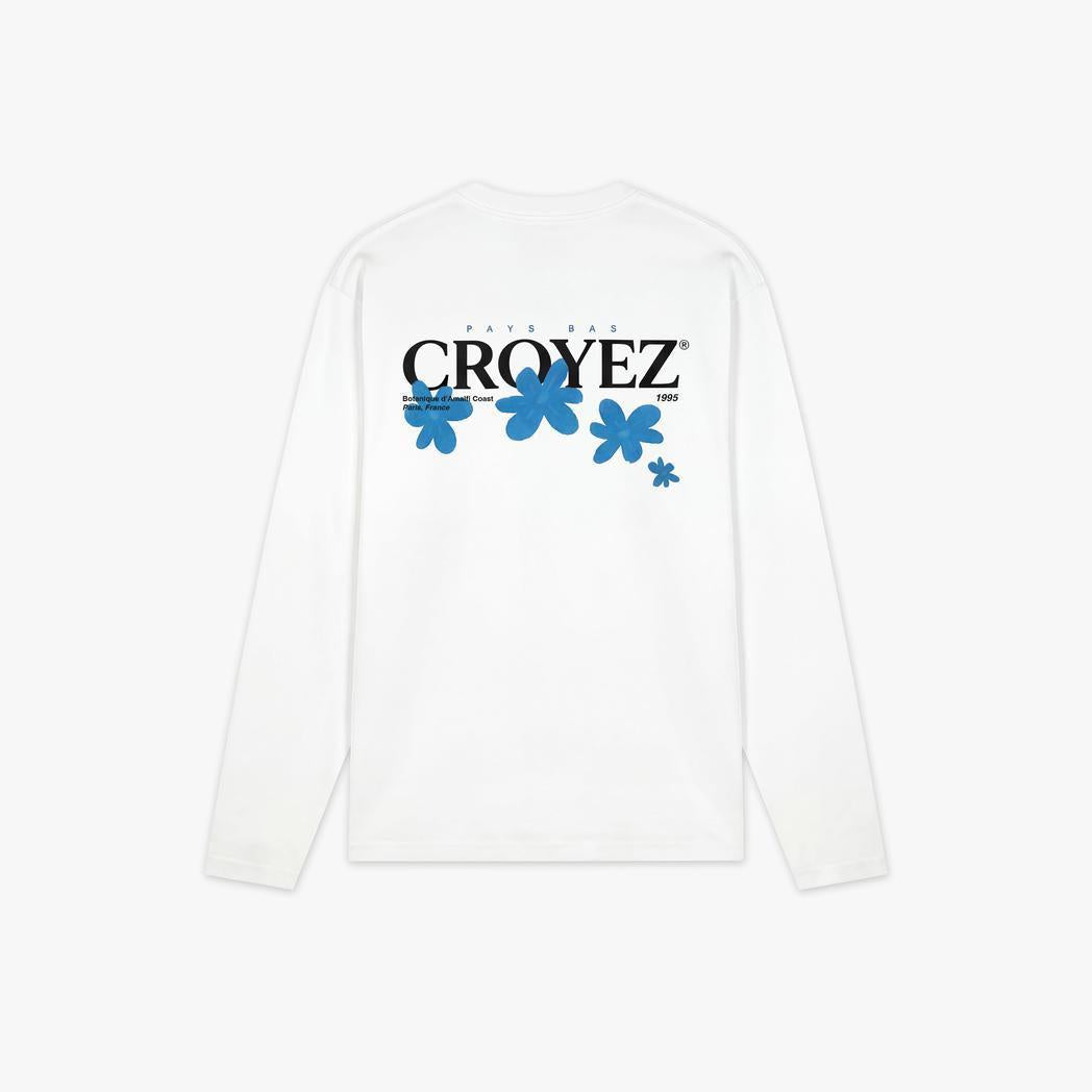 Botanique Longsleeve White/Tiffany Blue