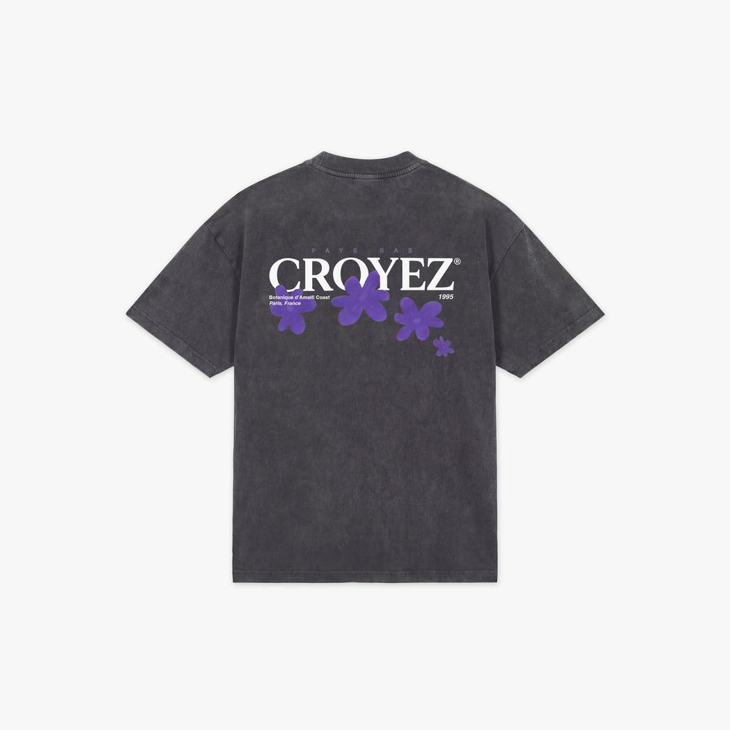 Botanique T-Shirt Acid Wash/Dark Purple