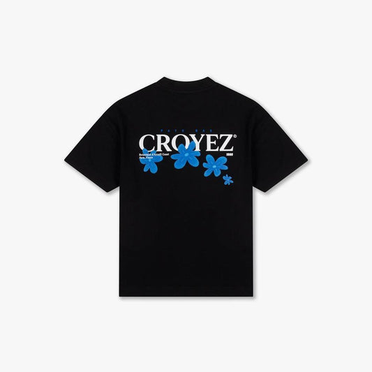 Botanique T-Shirt Black/Cobalt