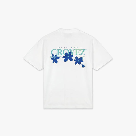 Botanique T-Shirt White/Tiffany Blue-Croyez-Mansion Clothing