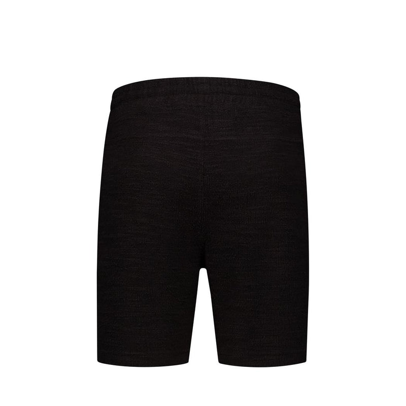 Bouclé Shorts Black-Pure Path-Mansion Clothing