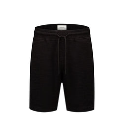 Bouclé Shorts Black-Pure Path-Mansion Clothing
