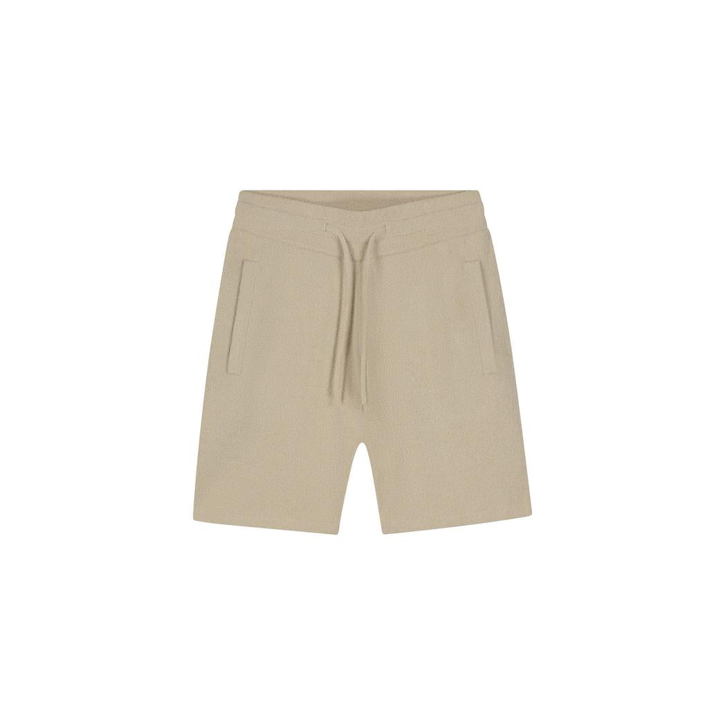 Bouclé Shorts Light Taupe