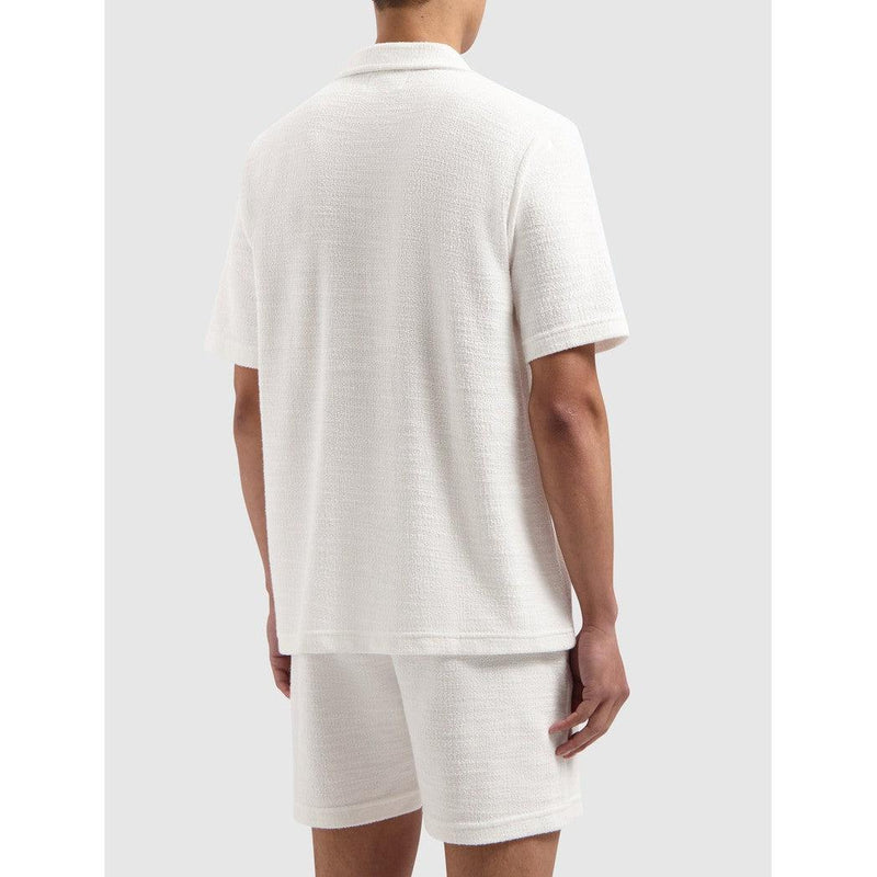 Bouclé Shortsleeve Shirt - Off White