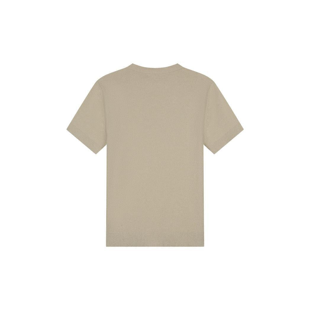 Bouclé T-Shirt Light Taupe-Malelions-Mansion Clothing