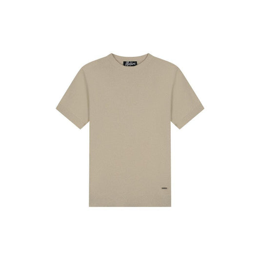 Bouclé T-Shirt Light Taupe-Malelions-Mansion Clothing