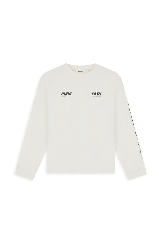 Boxy fit longsleeve Ecru