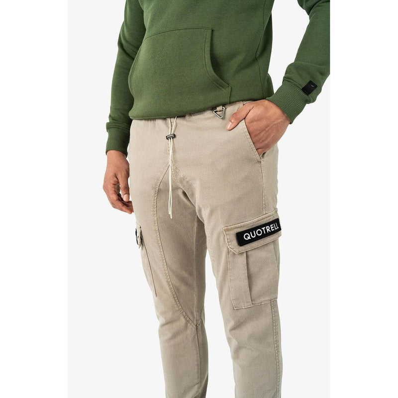 Brockton Cargo Pants Sand-Quotrell-Mansion Clothing
