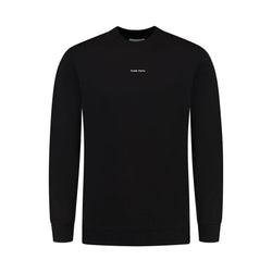 Brushstroke Initial Sweater - Black
