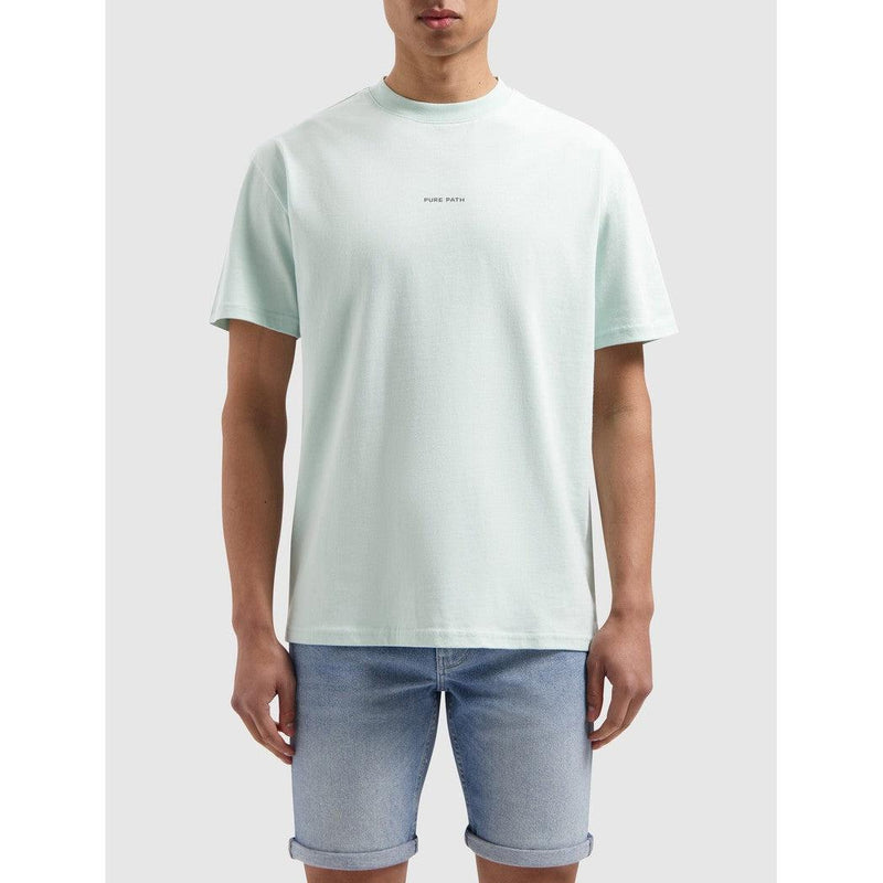 Brushstroke Initial T-shirt - Mint