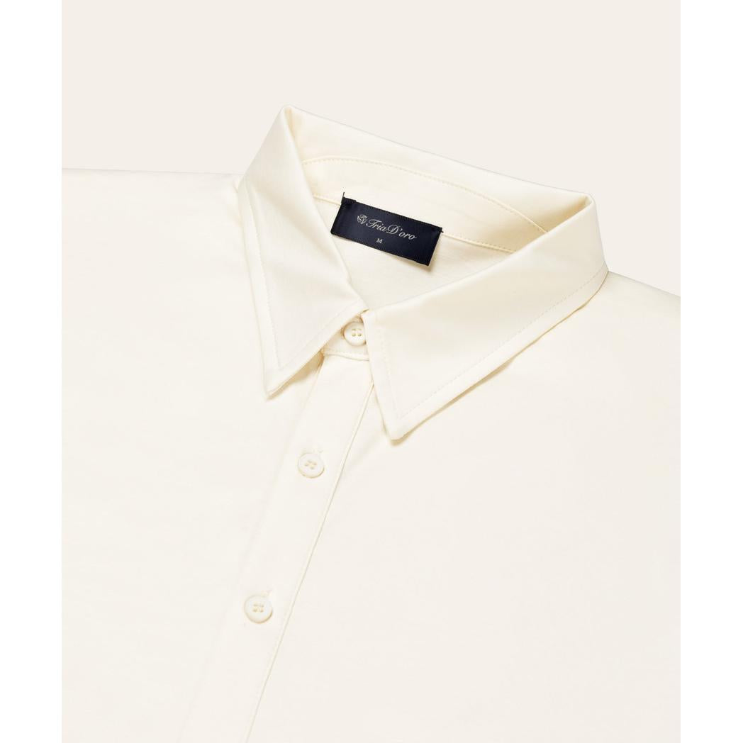 Buttoned Longsleeve Polo Off-White-Tria D'oro-Mansion Clothing