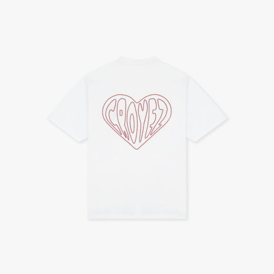 Croyez Stitched Heart T-Shirt White