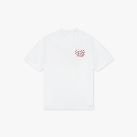 Croyez Stitched Heart T-Shirt White