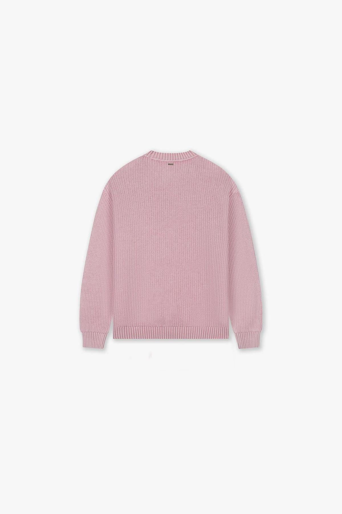 Ribbed Knit Sweater Pink