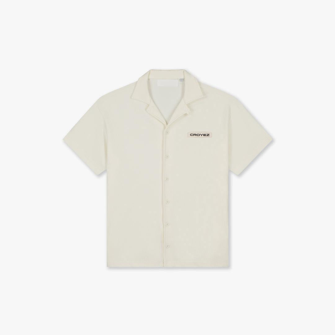 Plisse Shirt Off-White