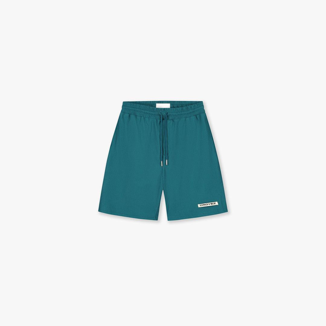 Plisse Shorts Dark Teal