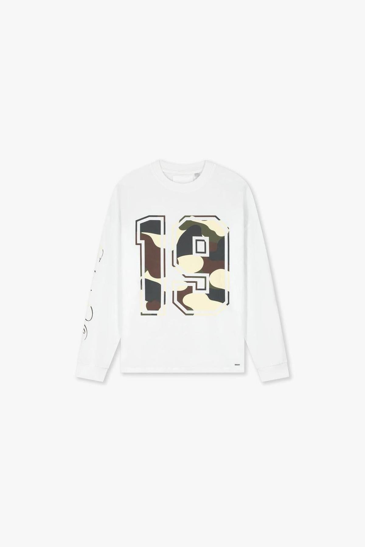 Camo Longsleeve White