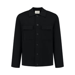 Cardigan Knitwear Black-Pure Path-Mansion Clothing