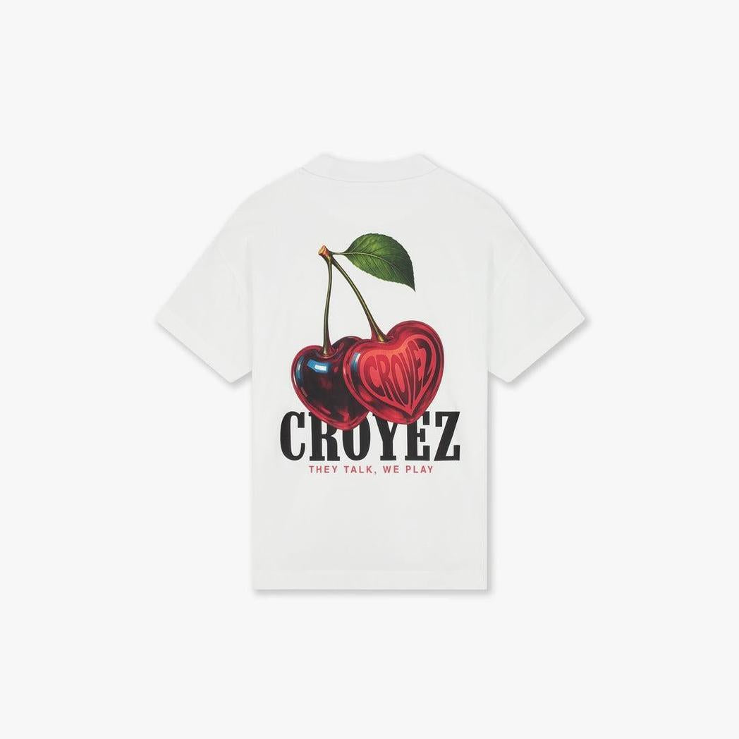 Cerise D'Amour T-Shirt White-Croyez-Mansion Clothing