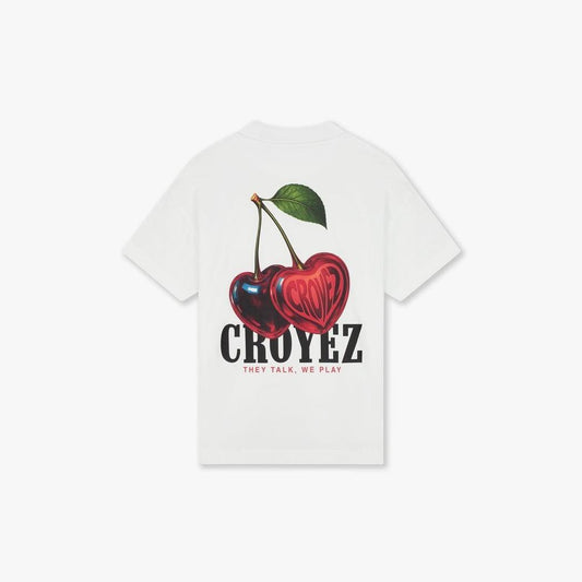 Cerise D'Amour T-Shirt White-Croyez-Mansion Clothing