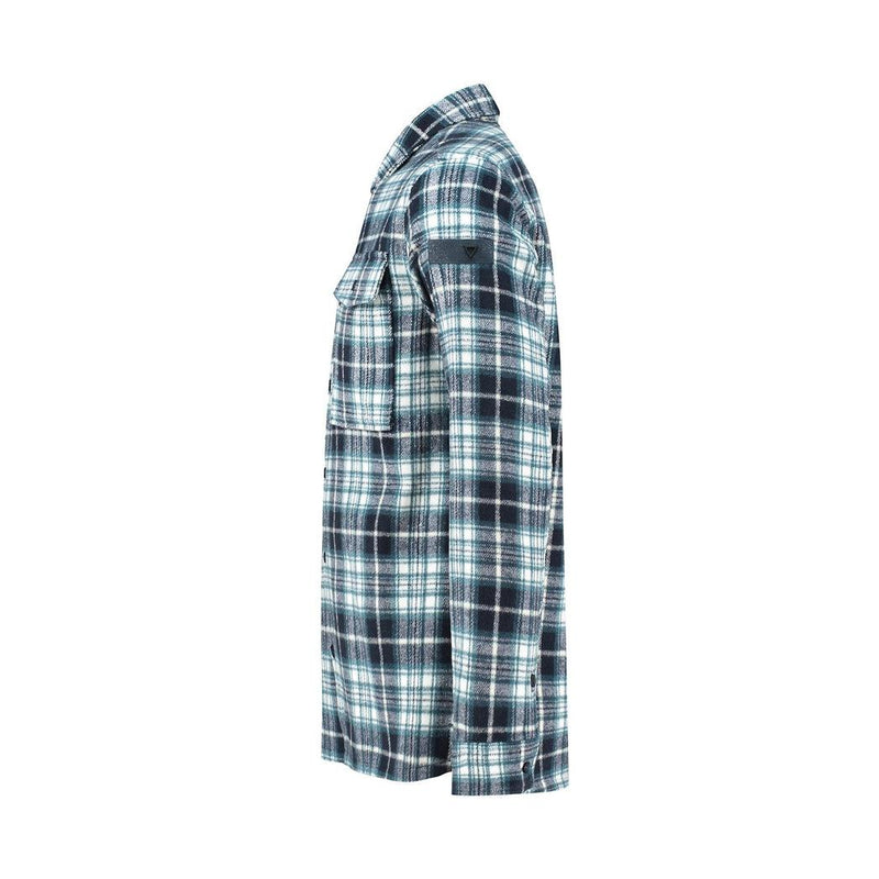 Checked Soft Overshirt-Purewhite-Mansion Clothing
