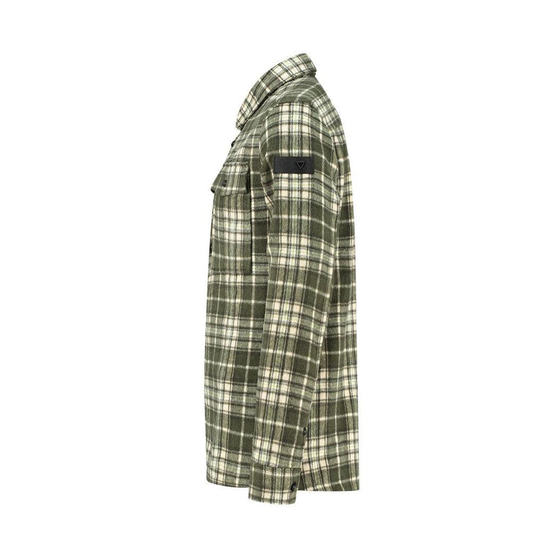 Checked Soft Overshirt-Purewhite-Mansion Clothing