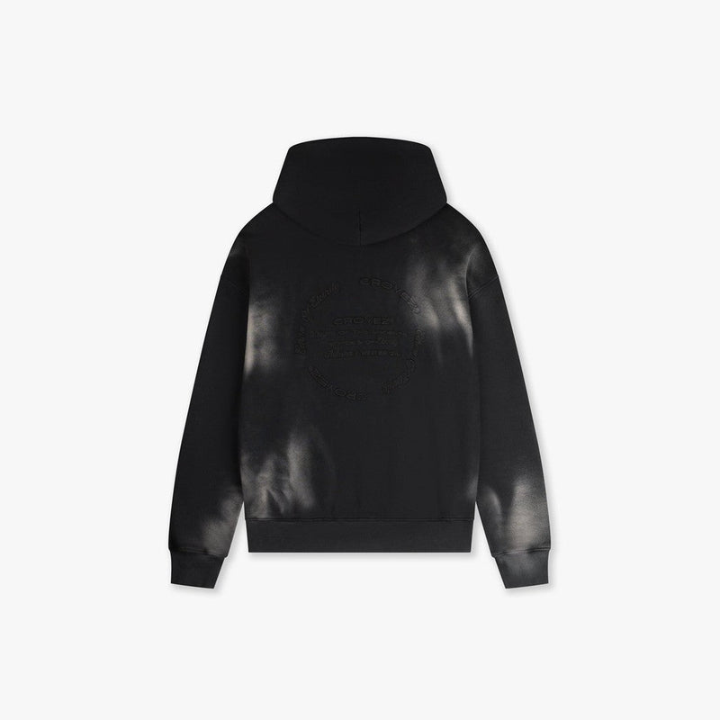 Cloud Washing Hoodie Vintage Black