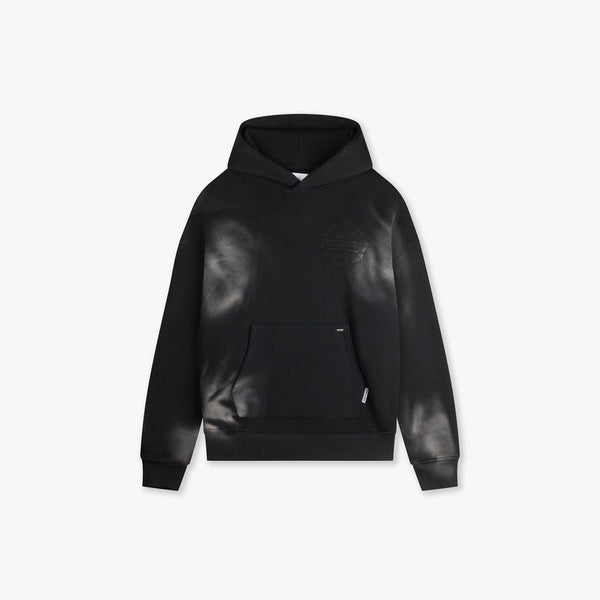 Cloud Washing Hoodie Vintage Black-Croyez-Mansion Clothing