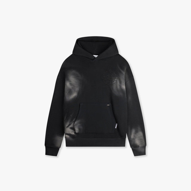 Cloud Washing Hoodie Vintage Black