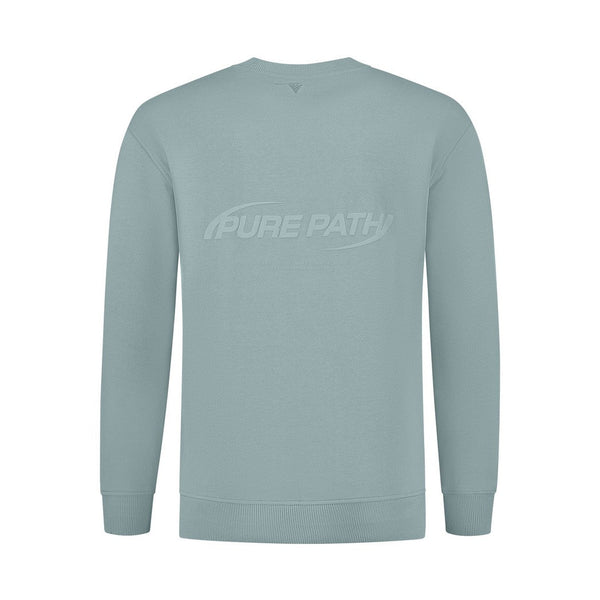 Cosmic Orbit Sweater Blue Grey