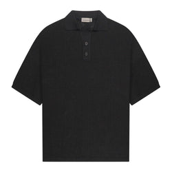 Crochet Boulevard Polo Black