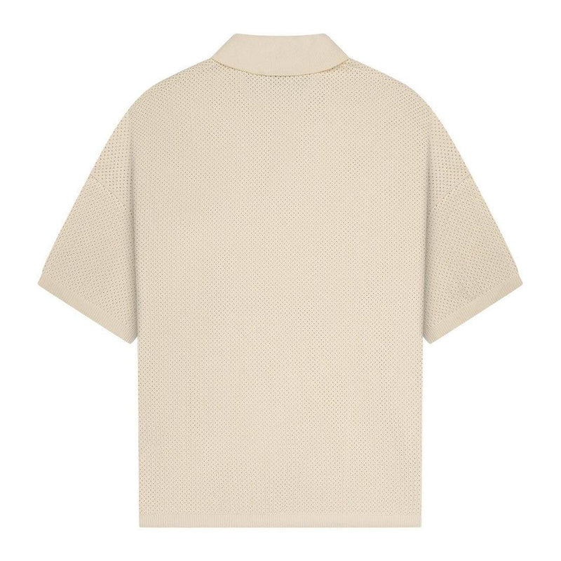 Crochet Boulevard Polo Off White