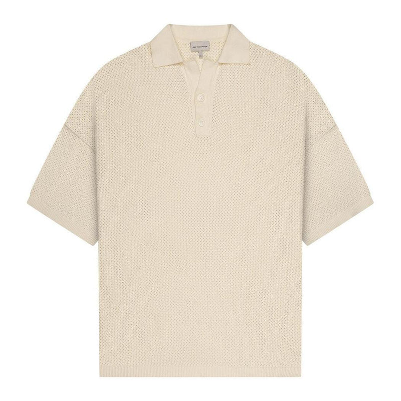 Crochet Boulevard Polo Off White