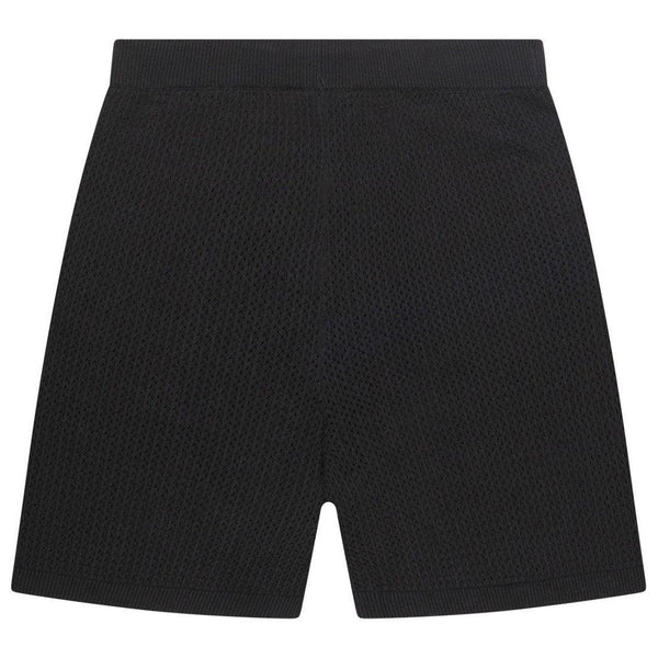 Crochet Boulevard Shorts Black-OFF THE PITCH-Mansion Clothing