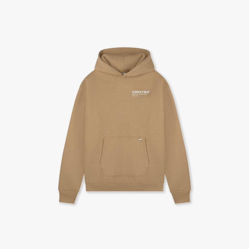Croyez Atelier Hoodie Beige/White-Croyez-Mansion Clothing