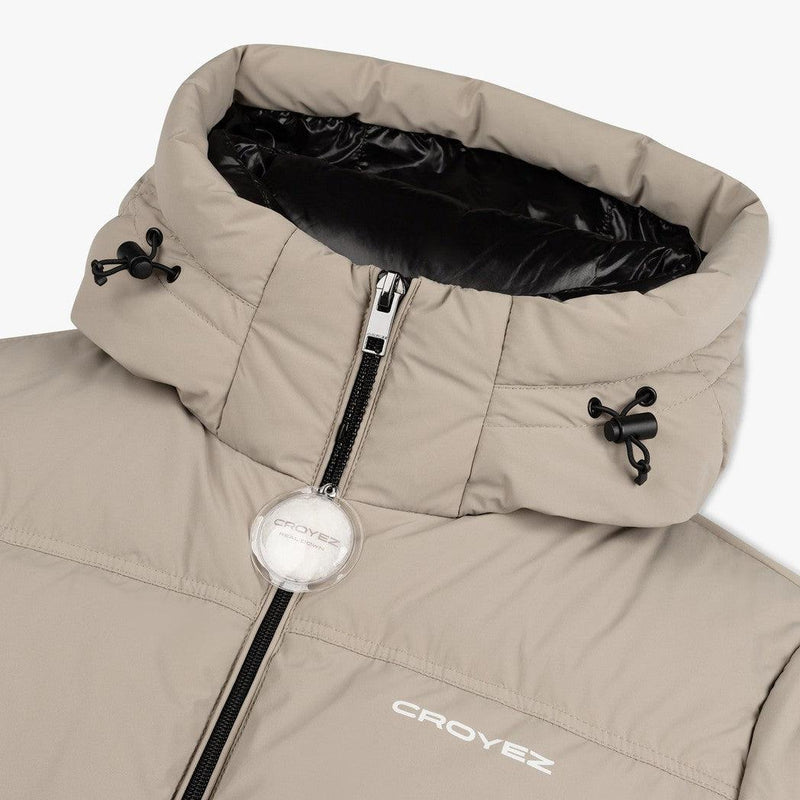 Croyez Down Puffer Jacket Cream-Croyez-Mansion Clothing