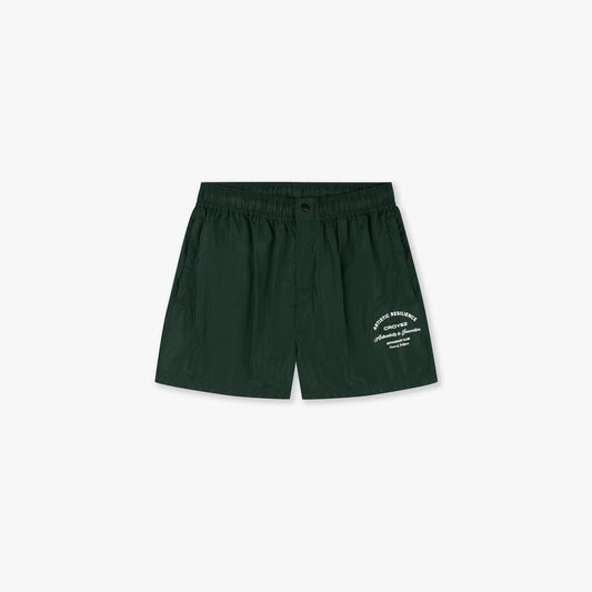 Croyez Enthusiast Club Swim Shorts Dark Green-Croyez-Mansion Clothing