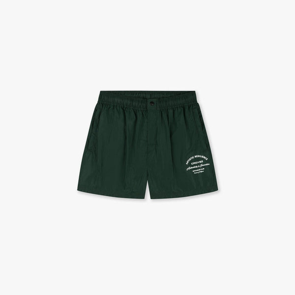 Croyez Enthusiast Club Swim Shorts Dark Green
