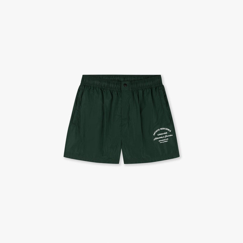 Croyez Enthusiast Club Swim Shorts Dark Green