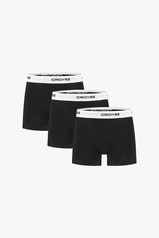 Croyez Logo Boxer 3-pack Black/white-CROYEZ-Mansion Clothing