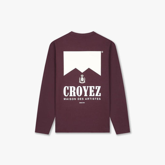 Croyez Maison Fumes Longsleeve Burgundy-Croyez-Mansion Clothing