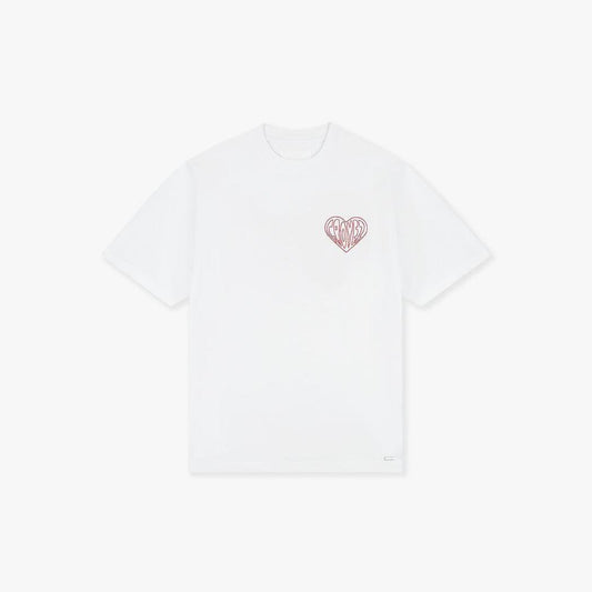 Croyez Stitched Heart T-Shirt White