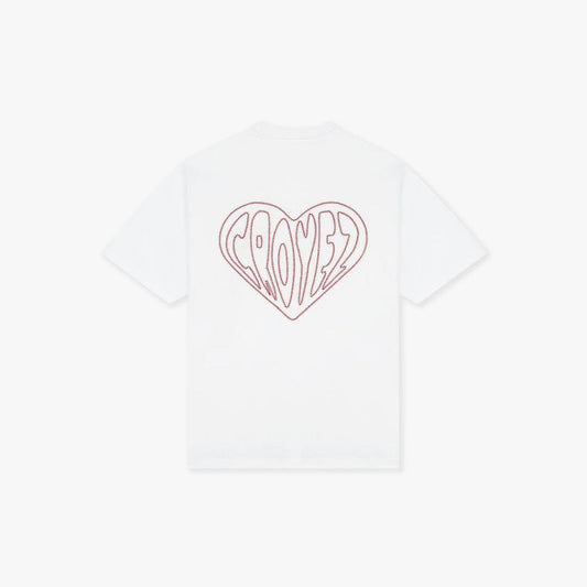 Croyez Stitched Heart T-Shirt White