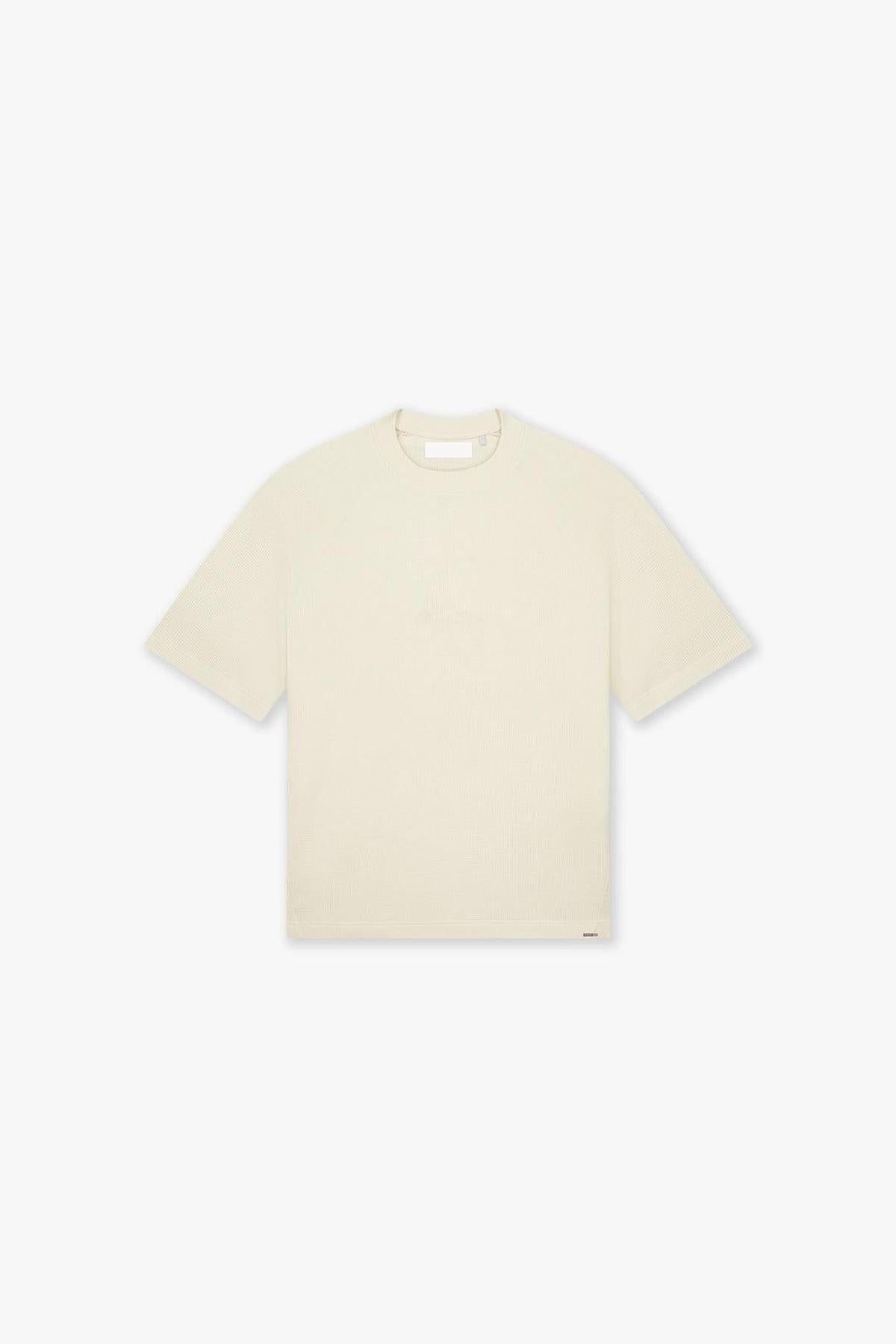 Croyez Waffle Raglan T-Shirt Light Beige
