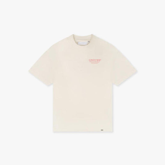 Croyez Worldwide Supplier T-Shirt Off white / Pink-CROYEZ-Mansion Clothing